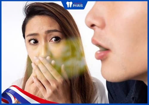 răng khôn mọc chênh lệch làm cho khá hô hấp giữ mùi nặng